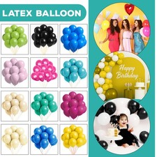 Ballons En Latex 10" Hélium Air Anniversaire Qualité Noël Fête