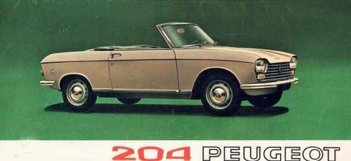 Catalogue brochure peugeot 204 - catalogue,