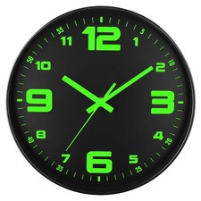 Horloge murale lumineuse silencieuse sans tic-tac 254 cm fonctionne avec pile...