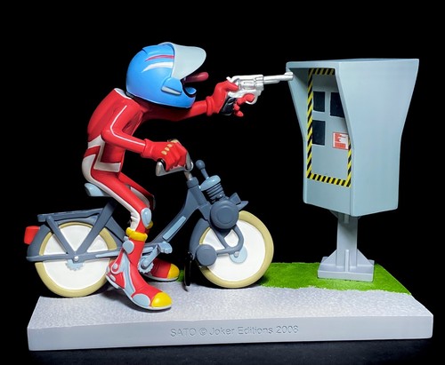 Figurine moto solex joe - moto, solex,