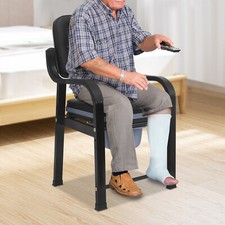 250kg/551lbs Heavy Duty Bedside Commode Seniors Adults Elderly Toilet Chair