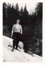 ANCIENNE PHOTO JEUNE FEMME