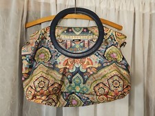 Oilily Multicolor Fun Cross Body Bag Folding City Carry All 