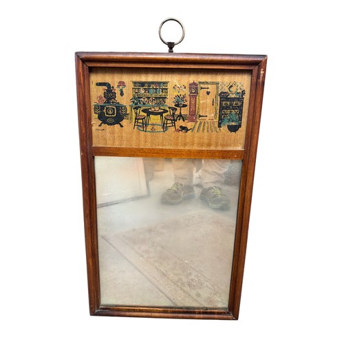 Vintage 1950s trumeau mirror - 1950s,