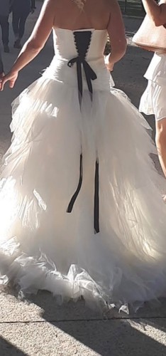 Robe mariée asymétrique - de,
