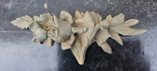 BRONZE FRONTON ROSE LOUIS XVI