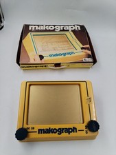 Makograph Jeu Ancien Pupitre Mako Telecran Dessin Ardoise Magique Jouet Jeux