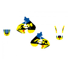 Kit Autocollant Graphiques RM 125 250 1999 2000 Moto Cross Carénage En Crystall