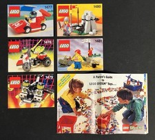 LEGO Instruction Manual Lot 1477 1478 1479 1480 1481 LEGO SYSTEM Catalog 1991-92
