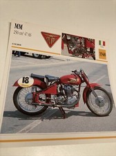 MM 250 cm3 47AS 1948 carte moto de collection Atlas Italie