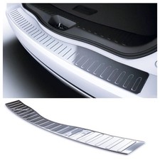 Chrome Bumper Protection (Shiny) STEEL for Renault Koleos II 2016-on