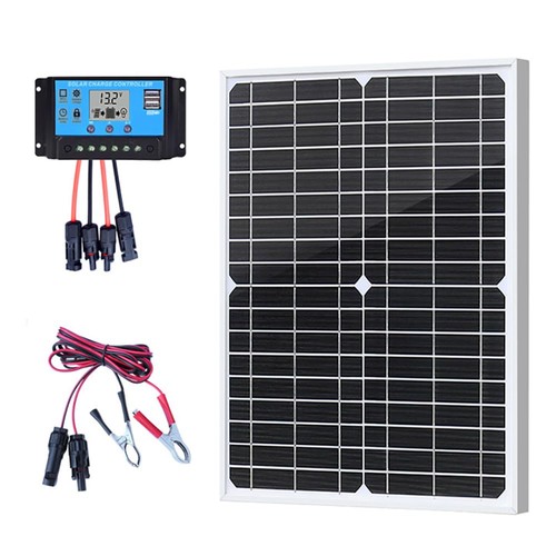 Kit panneau solaire 20w - panneau,