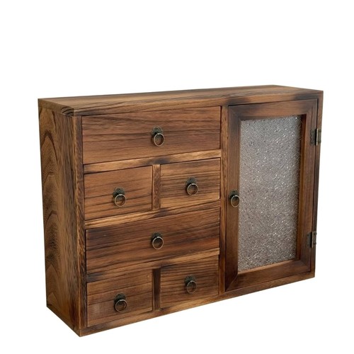 Cabinet tiroirs verre - cabinet,