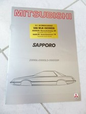 Mitsubishi Sapporo 2000 GL GLS GSR 1980 brochure catalogue commercial sales