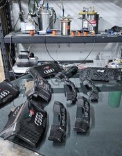 OEM Audi RS4 B7 Carbon Fiber Engine Cover Refinishing Service | Restore Factory 