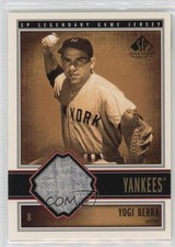 2002 SP Legendary Cuts Game Jerseys Yogi Berra #J-YBe HOF
