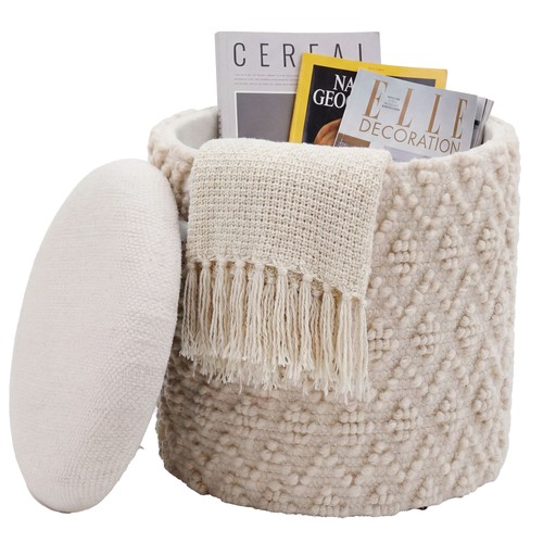 Tabouret pouf rangement - tabouret,
