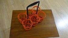 OLD BOTTLE HOLDER BEER CAN VINTAGE 70s Transport Locker Basket