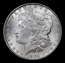  + 1902-o  Gem Morgan Dollar