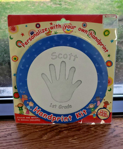 Diy handprint plaster kit - handprint,