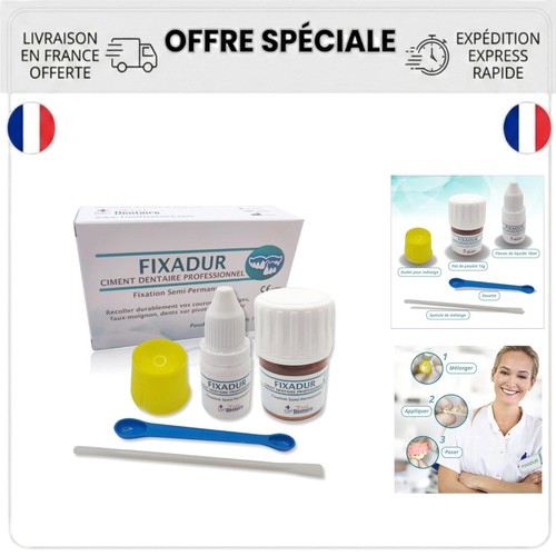 Ciment dentaire semi-permanent