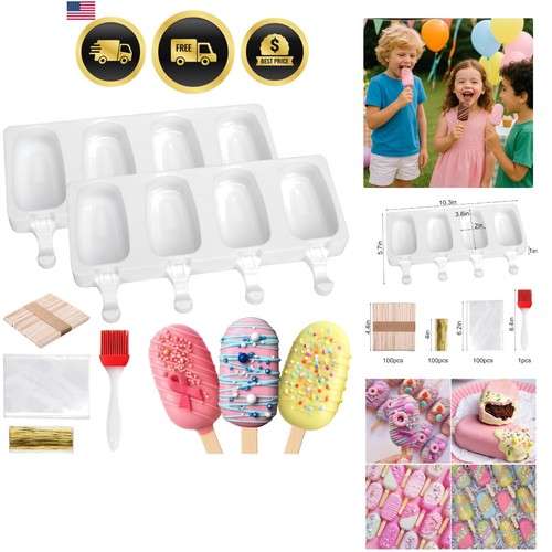 Pack silicone cake pop molds - silicone,