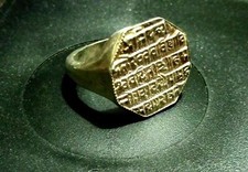 Bague puissante en argent Bhairava Tantra très rare A++++