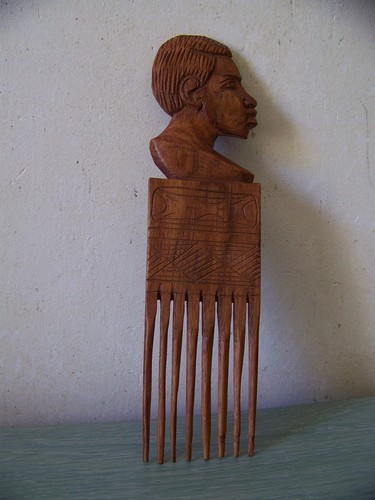 Peigne bois africain - en,