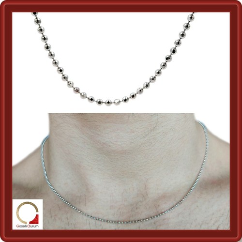 Collier billes argent 925 - argent,