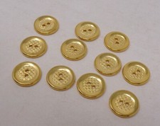 Lot de 11 Boutons vintage en métal - Mercerie vintage