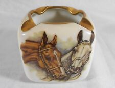MAGNIFICENT LIMOGES PORCELAIN "HORSE" ASHTRAY 