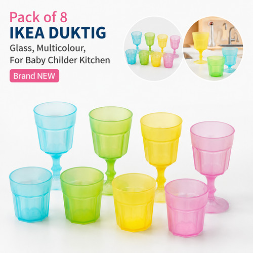 Pack verres ikea duktig - 8,