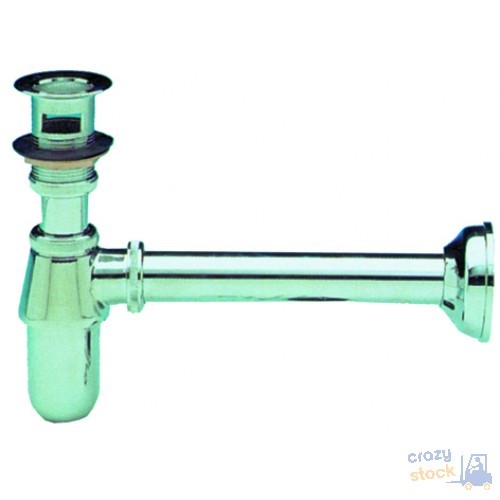 Siphon chromé pour lavabo - siphon,