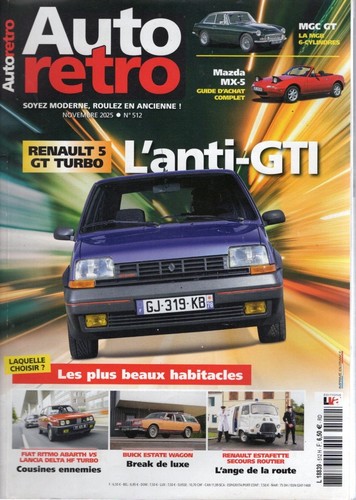 Auto retro 512 turbo mgb - auto, r5