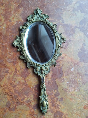Ancien miroir face - miroir, en