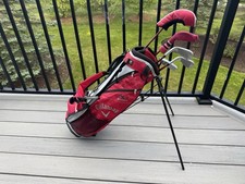 Calloway XJ Series Junior Club 53"-60" Tall J-Reg Flex RH Golf Set Of 5 With Bag