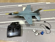 RC F16 Falcon 1s Brushless 30mm EDF Jet Gyro Control LED RTF With 3 Batteries