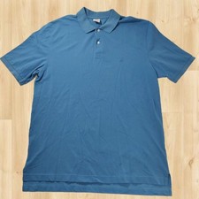 Brooks Brothers Chemise Polo Performant Bleu à Manches Courtes Homme Taille XG  