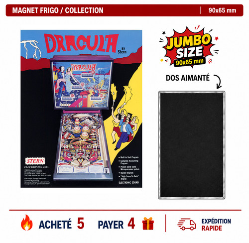 Magnet frigo dracula 90x65 - dracula,