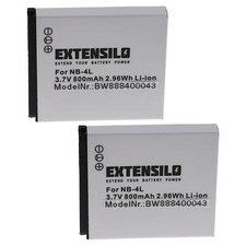 2 Batteries pour Canon Digital