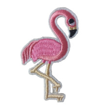 Patch écusson flamant rose