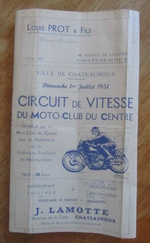 Brochure circuit vitesse - circuit, de