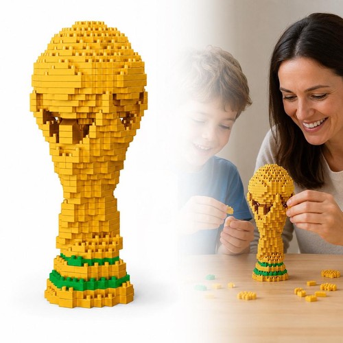 Trophée coupe monde blocs - trophée,