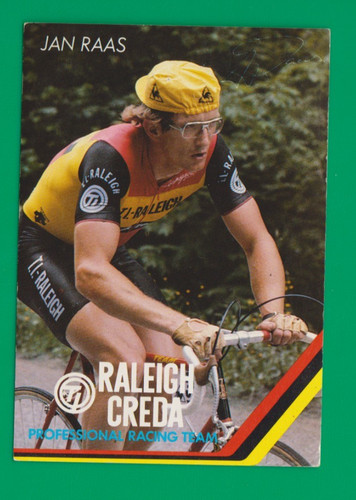Cyclisme carte cycliste jan - carte,