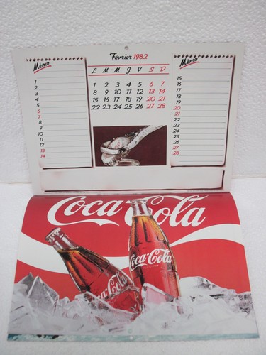 Ancien calendrier coca cola - calendrier,