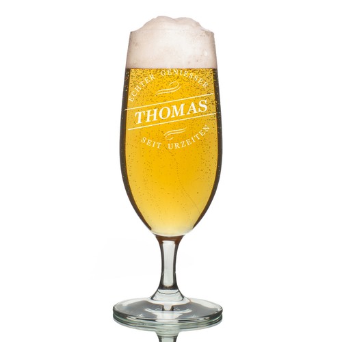 Verre bière léonardo avec - verre,