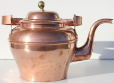 DECORATIVE COPPER KETTLE - H. 21 cm - 1130 g