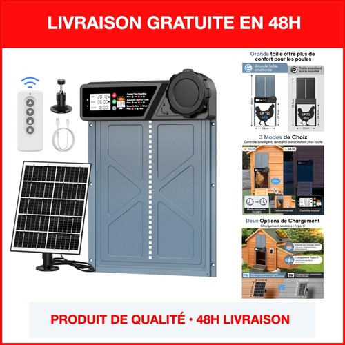 Porte poulailler automatique - poulailler,