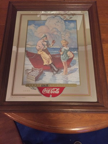 Vintage coca cola mirror - vintage,