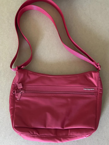 Hedgren red nylon shoulder - hedgren,